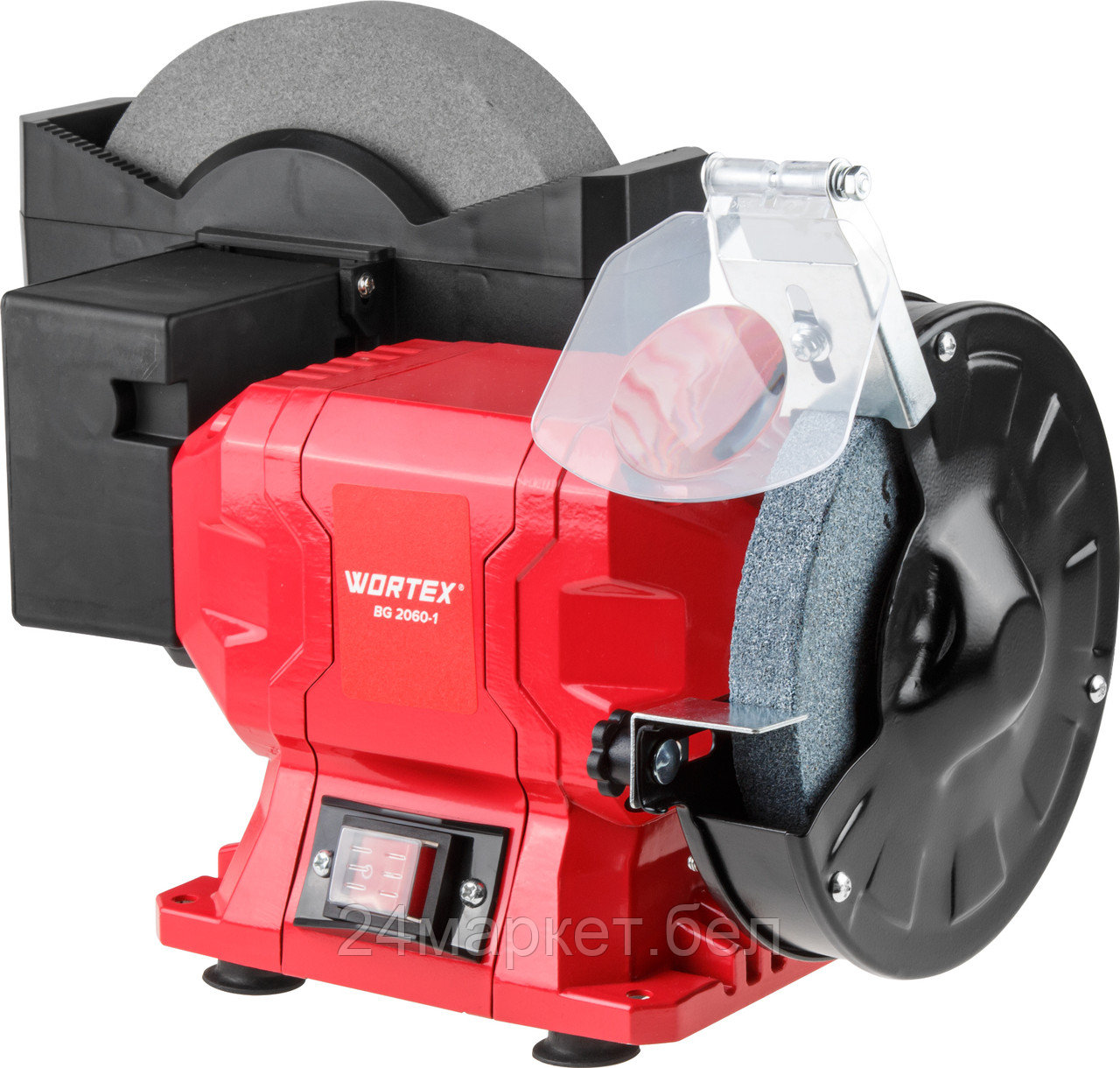Станок точильный WORTEX BG 2060-1 в кор. 250 Вт, 150х20х12,7 мм 200х40х20 мм