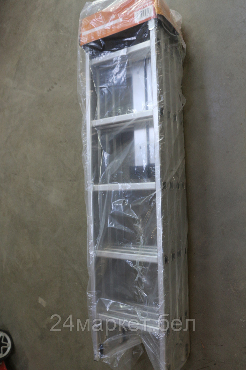 Лестница алюм. многофункц. 4х5 ступ. (стрем.-280см, лестн.-570см) 14,6кг STARTUL (ST9732-05) уцене