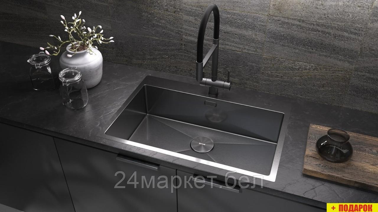 Кухонная мойка ZorG Zerox 75 IF Steel