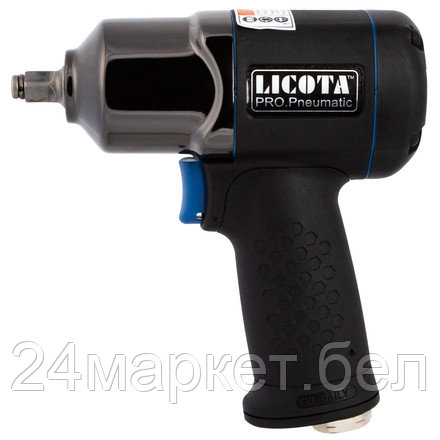 Licota PAW-03033 Гайковерт пневматический ударный 3/8" 705 Нм (72 кГм), компактный, композитный