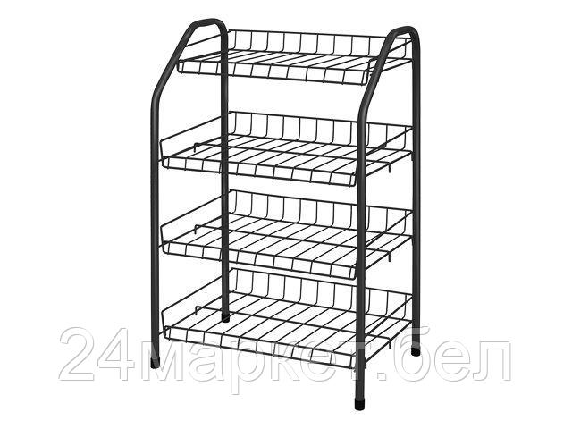 Полка для обуви Nika ЭТ2 (черный)