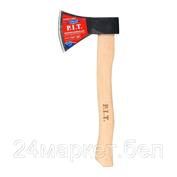 Топор с деревянной рукояткой P.I.T. ADVANCE HAXW01-0600 (600/860 г, кованый, 380 мм)