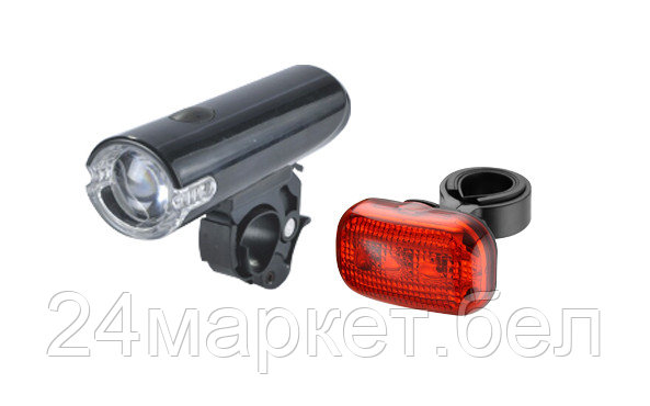 КОМПЛЕКТ ФОНАРЕЙ ДЛЯ ВЕЛОСИПЕДА,JY-345-0.5W+JY-289T Jingyi