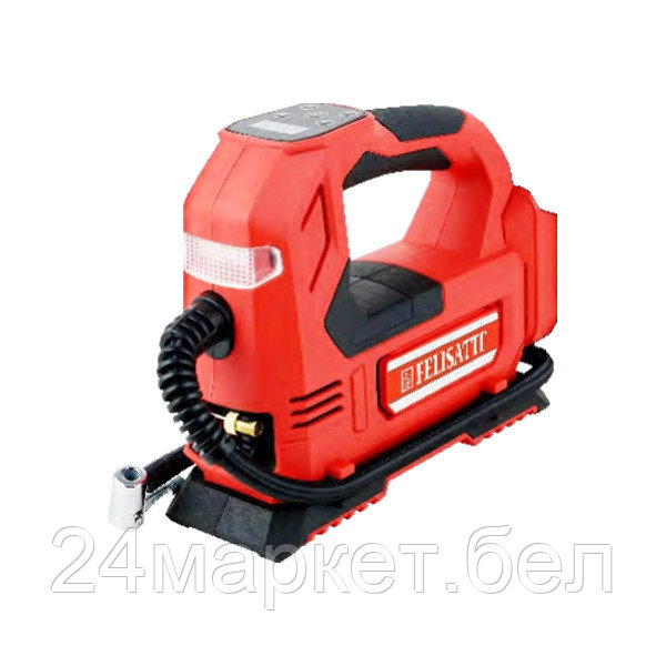 Аккумуляторный автомобильный компрессор (картон, без аккум.), 18В, давление воздуха 1.03 Мпа (FT1169 Felisatti)