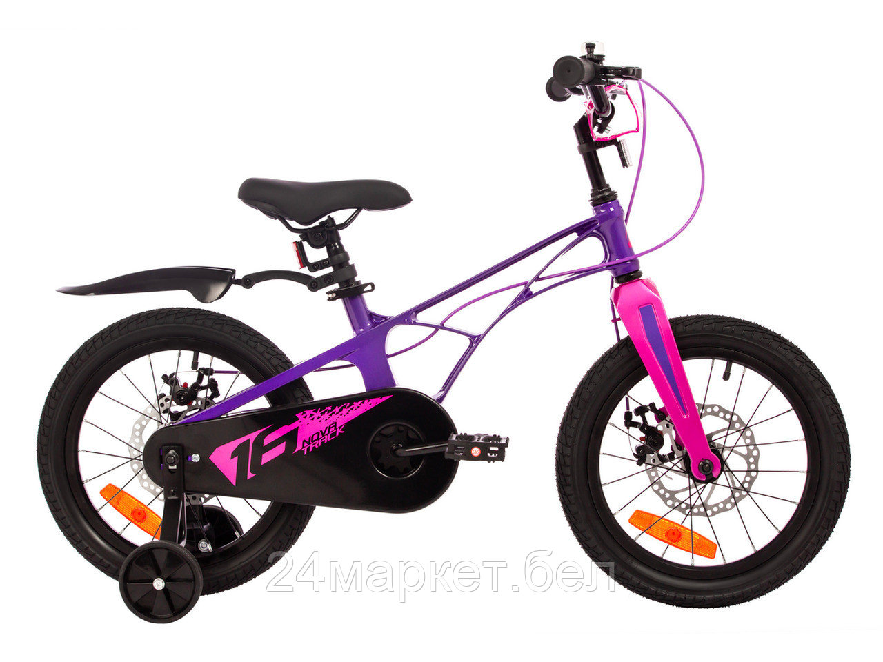 Детский велосипед Novatrack Blast 16 2024 (фиолетовый)