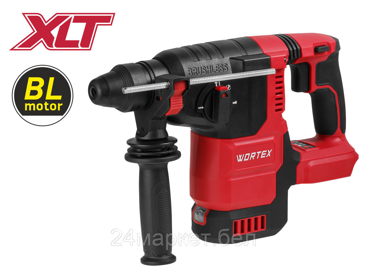 Аккум. перфоратор WORTEX CRH 1822 в кор. XLT SOLO БЕСЩЕТ., 18 В, 2.6 Дж, 26 мм (4 режима) 1334920