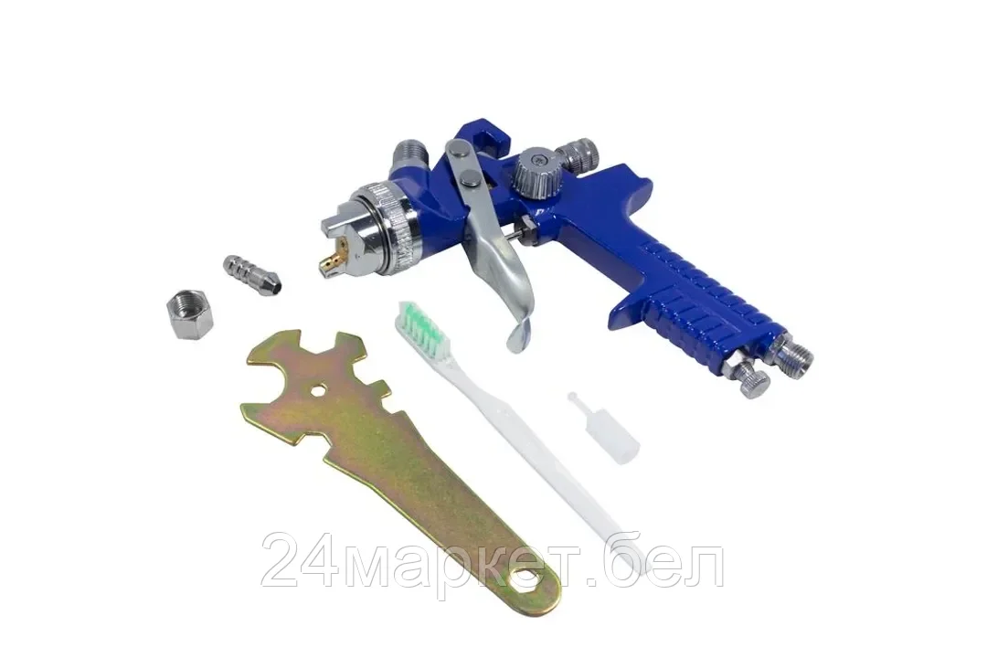 Краскораспылитель с верхним пластиковым бачком (600мл,1.4мм,2.0-3.5Bar,240-300л/мин) FORCEKRAFT FK-H-827-2V