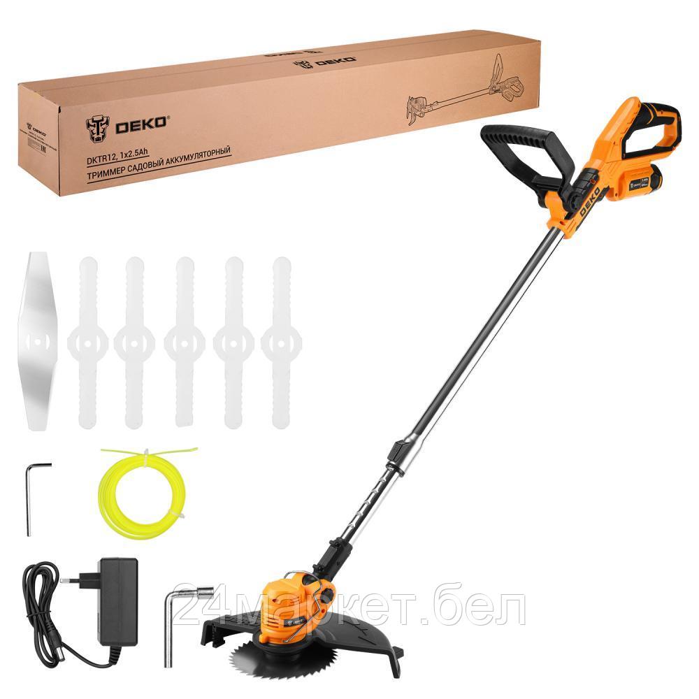 Триммер Deko DKTR12 085-2005 (с 1-им АКБ)
