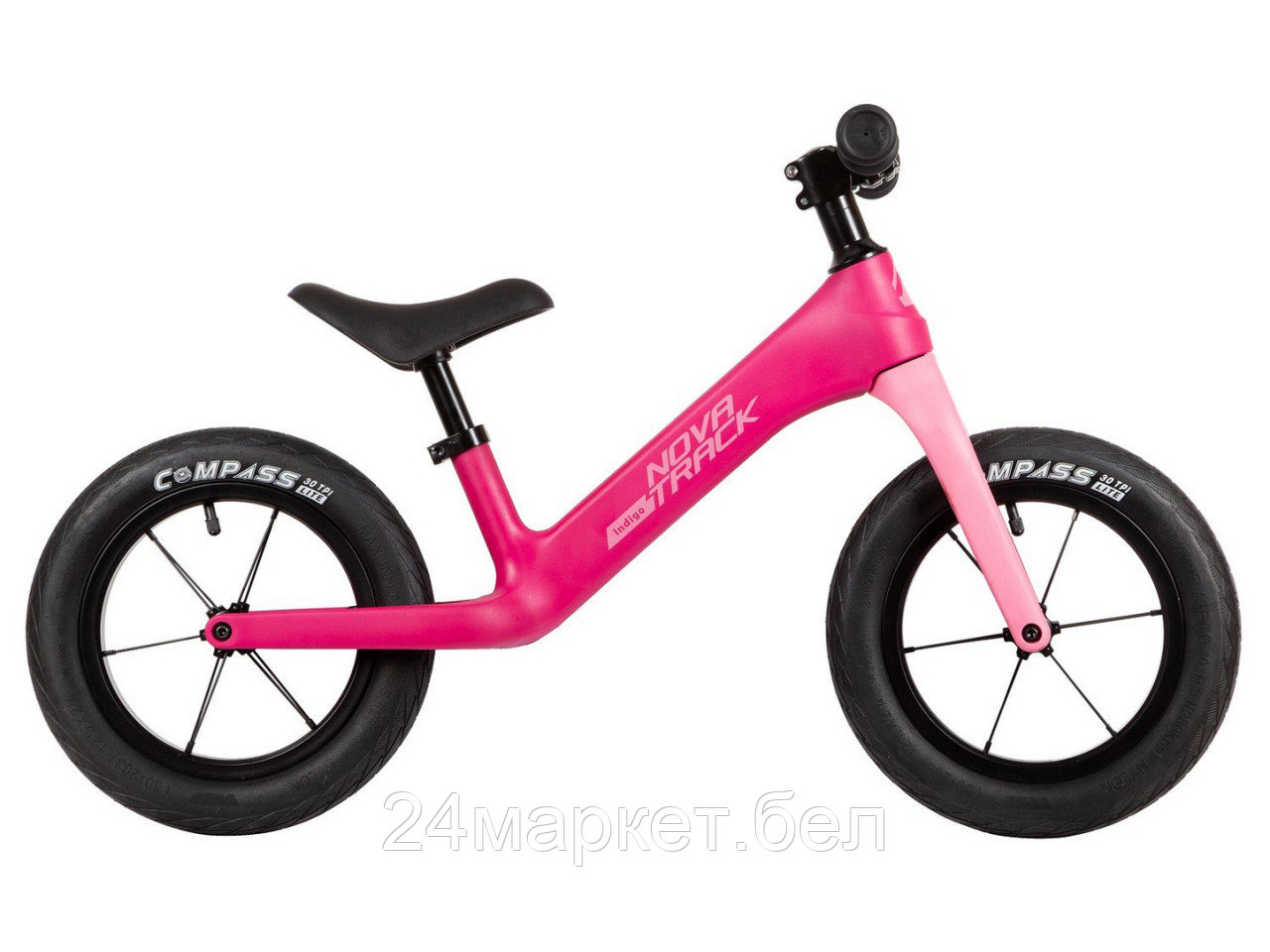 Беговел Novatrack Indigo 12 (пурпурный)