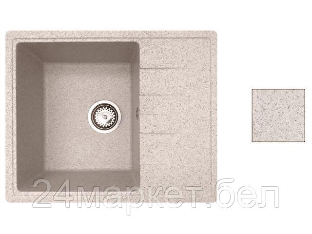 Мойка кухонная из искусственного камня PLATINUM гранит 570х465 mm, AV Engineering
