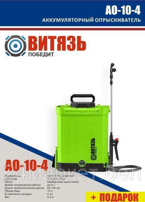 Аккумуляторный опрыскиватель Витязь АО-10-4