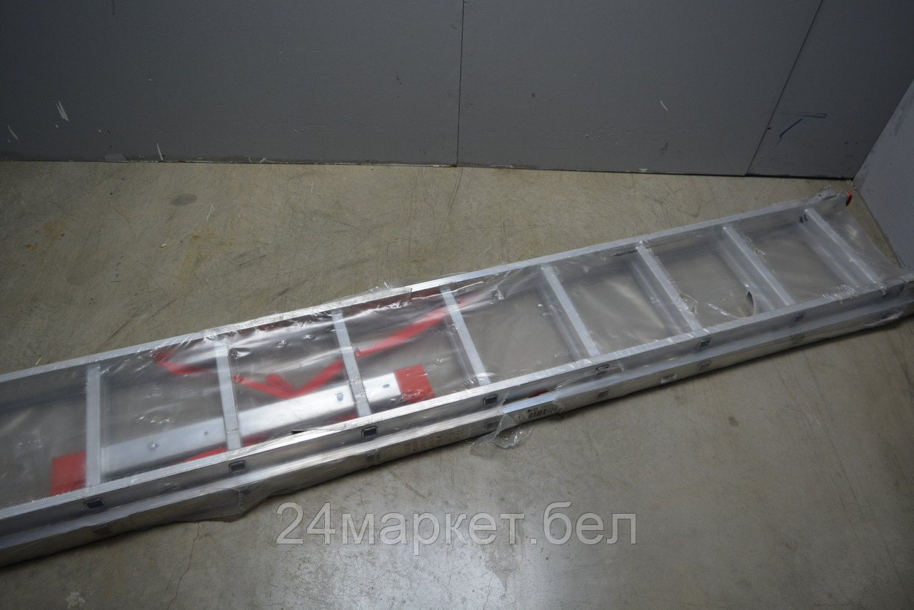 Лестница алюм. 2-х секц. 249/443см 2х10 ступ., 8,6кг PRO STARTUL (ST9946-10) уцененный (5825462496