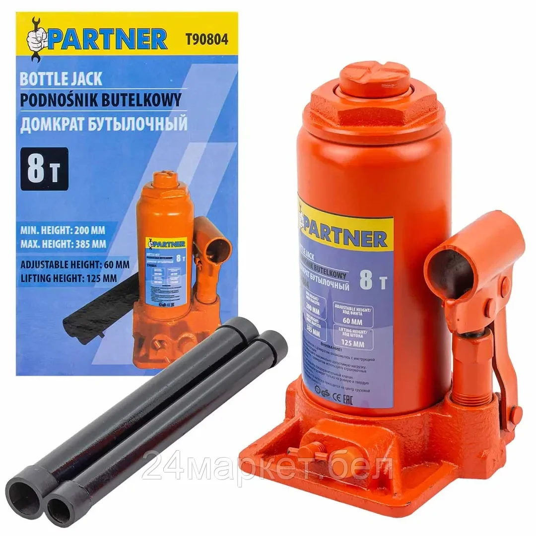 Бутылочный домкрат Partner PA-T90804 (8т)