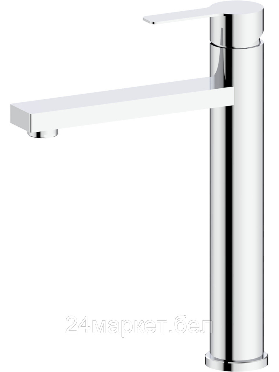 Смеситель для умывальника (SUS 304) D35, серия BON AV Engineering (Длинный излив, длина 170 мм, высота 205 мм, монолитный) AVBON1-BW1