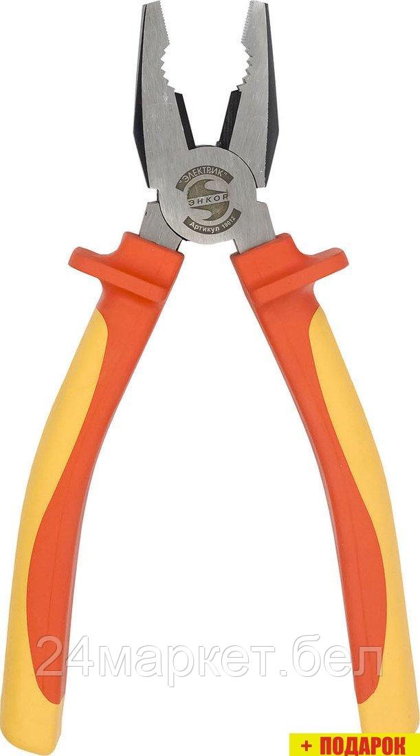 Плоскогубцы Энкор Электрик 200мм 19012