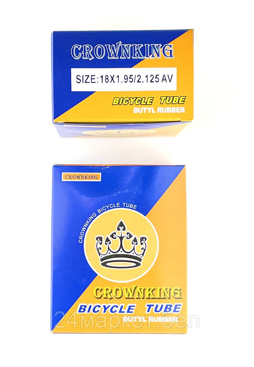 Велосипедная бутиловая камера 18X1.95/2.125 дюймов AV, WD-18 Wanda CrownKing