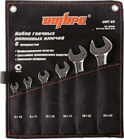 Ombra OMT6S OMT6S Набор ключей гаечных рожковых в сумке, 8-27 мм, 6 предметов