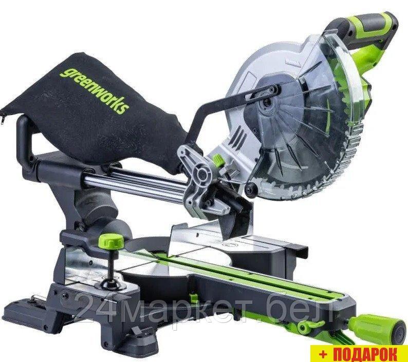 Торцовочная пила Greenworks GD24MS216 1501707 (без АКБ)