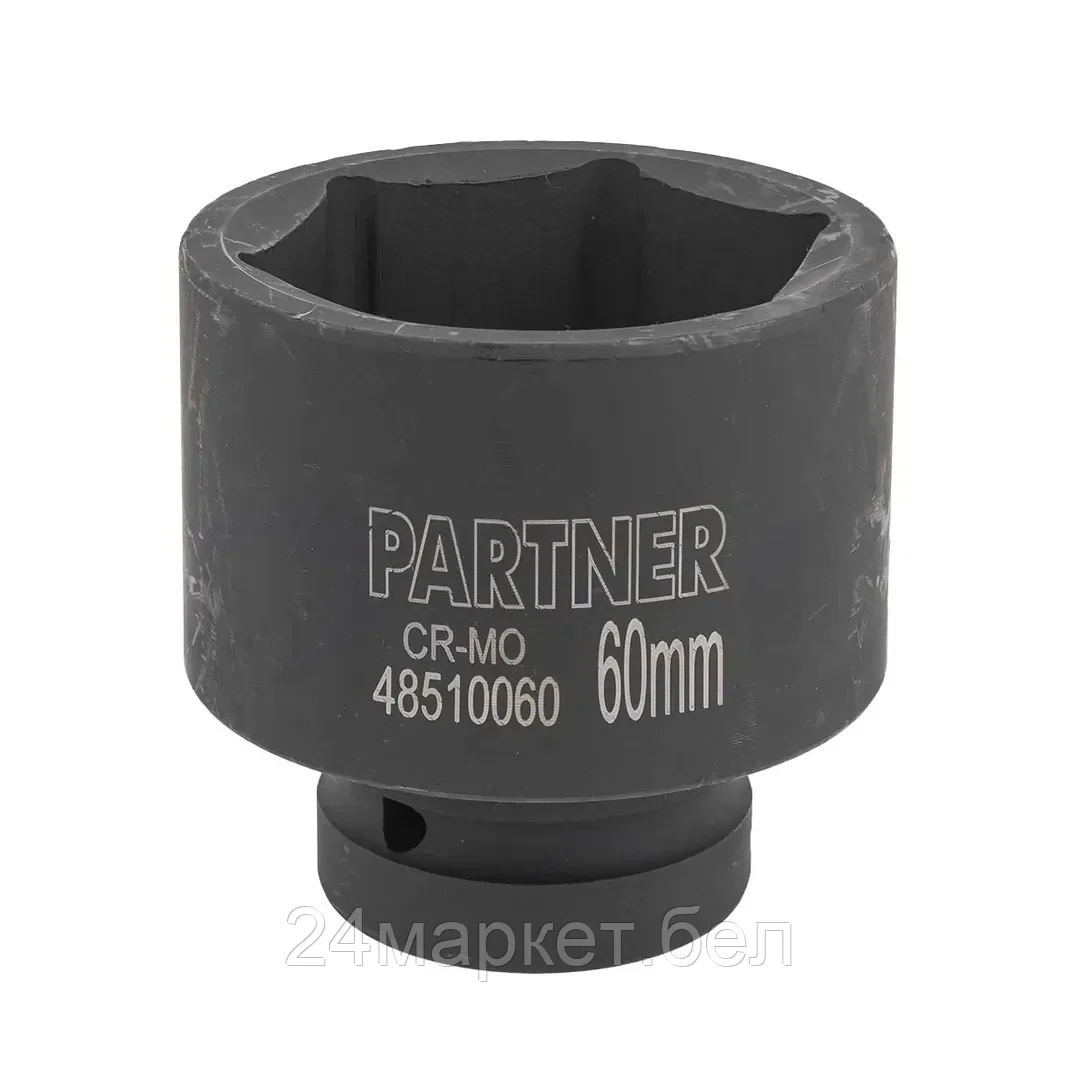 Головка ударная глубокая, 60мм (6гр) 1" PA-48510060