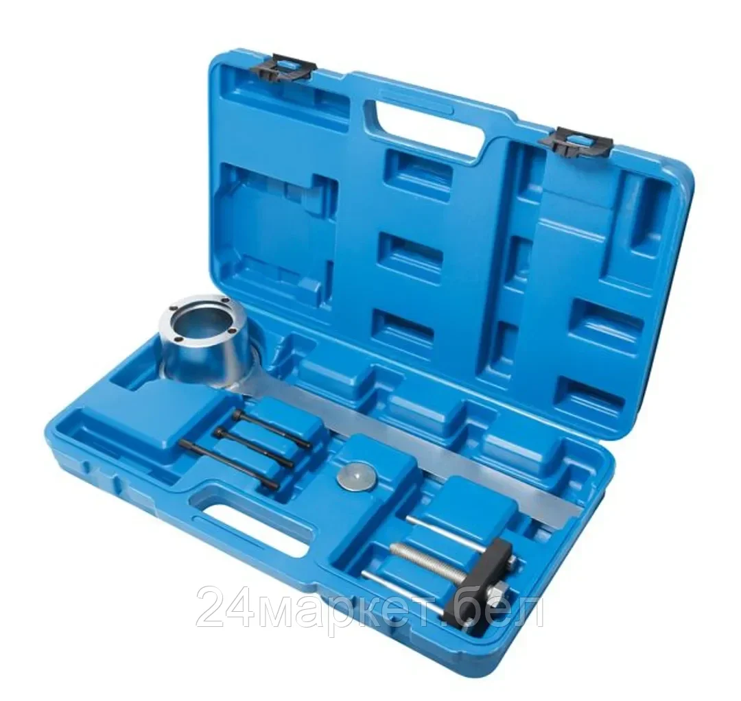 Rock FORCE Набор инструментов для снятия шкива колнвала Jaguar, Land Rover 5пр.(3.2, 3.5, 4.0, 4.2, 4.4 V8), в кейсе Rock FORCE RF-906G19