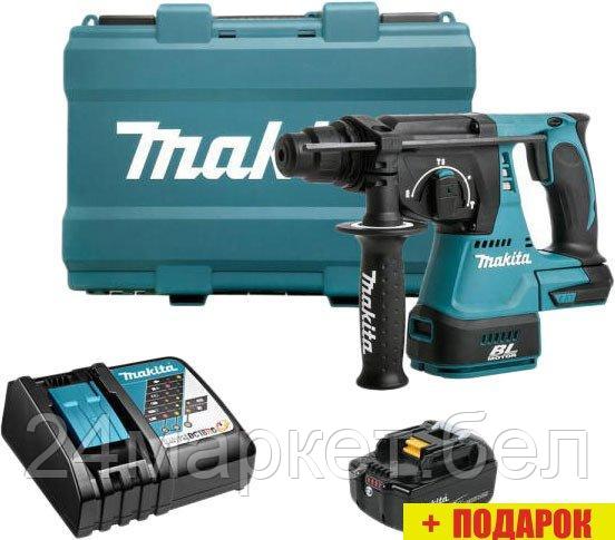 Перфоратор Makita DHR242RT (с 1-им АКБ, кейс)