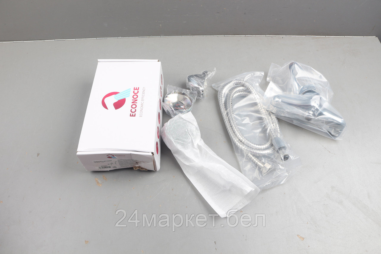 Смеситель для ванны D40-A, серия 360 ECONOCE уцененный (2650189724) (Длинный поворотный L-излив. Эксцентриков нет) EC0363-у