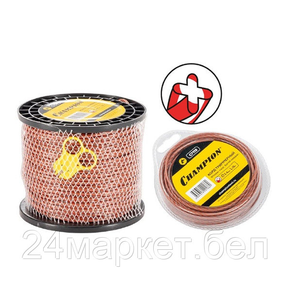 Корд трим. Whisper-twist 3,5 мм*124 м(витой квадрат)+нож (C7124)