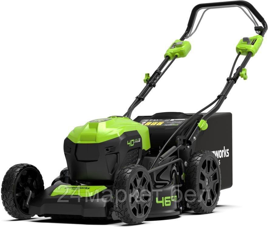 Газонокосилка Greenworks GD40LM46SP 2506807UG (с 1-им АКБ)