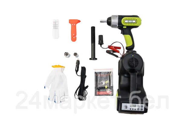 Автомобильный компрессор AutoHelp Набор 4в1 в чемодане