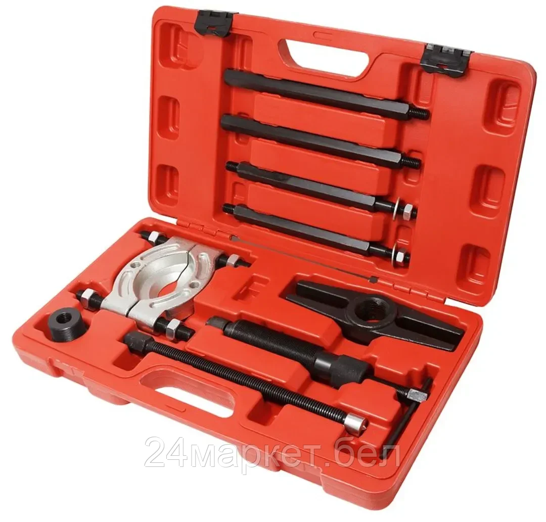 Rock FORCE Съемник сегментного типа с дополнительным гидравлическим винтом 9пр. (75-105мм), в кейсе Rock FORCE RF-66601