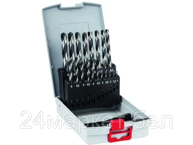 BOSCH Китай Набор сверл по мет. 19шт 1-10мм HSS-G PointTeQ (BOSCH)