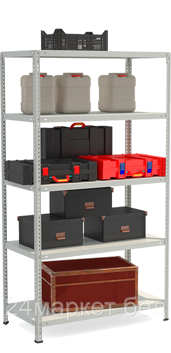 Metall ZAVOD УП-00010606 Стеллаж металлический архивный СТФ 1055-1.8