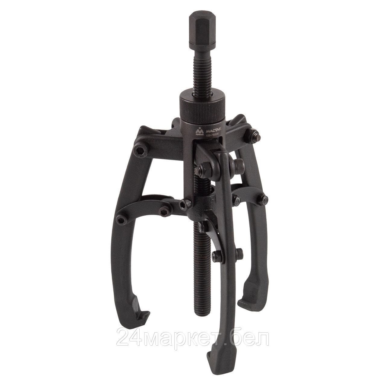 МАСТАК 100-75006 МАСТАК Съемник подшипников 3-х захватный 140 мм, самоцентрирующийся