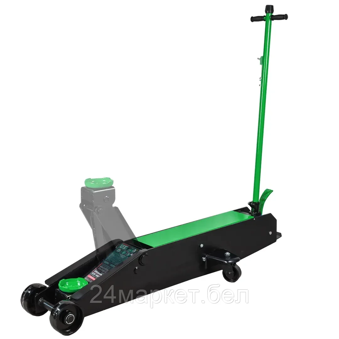 RF-TR100001 RockFORCE Домкрат подкатной гидравлический с длинной базой, 10т