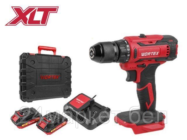 Дрель-шуруповерт Wortex BD 1820-1 DLi BD18201DLi1029 (с 2-мя АКБ, кейс)