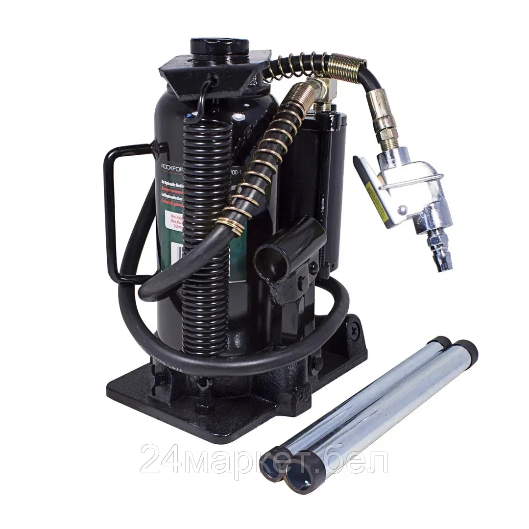 Домкрат пневмогидравлический 12т(высота подхвата - 265мм, высота подъема - 510мм) Rock FORCE RF-1600-1