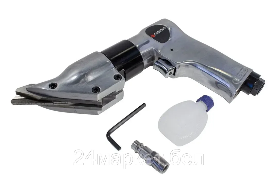 Пневмоножницы угловые (1800рез/мин, max толщина реза-1.2мм,потребление 114л/мин,6.3Bar,штуцер 1/4") Forsage F-RP7610