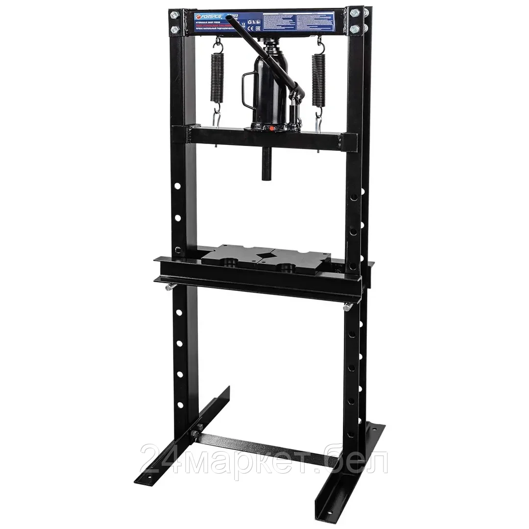 FORSAGE Пресс гидравлический напольный домкратного типа 12т (рабочая высота: 0-610мм, ход штока: 175мм) Forsage F-TY12003