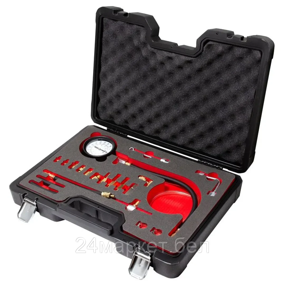 FORSAGE Тестер давления топлива 0-140 psi,0-10 bar,в кейсе"Premium" Forsage F-919G1AD