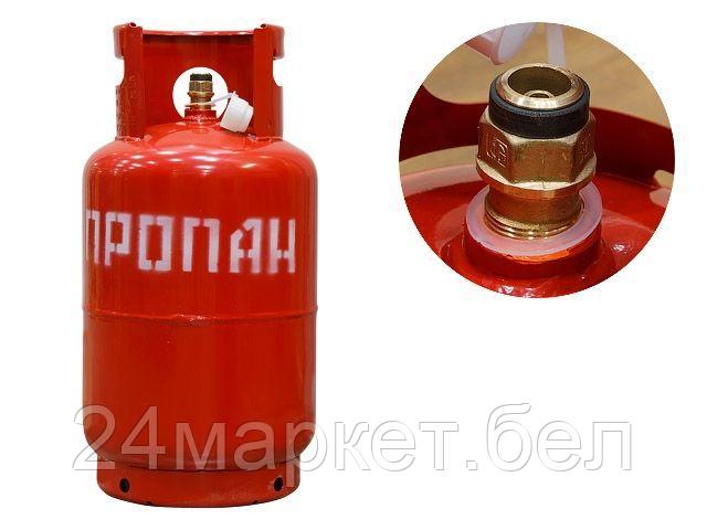 Баллон газовый бытовой 27л с КБ-2 (1-27-2,4-В) (с клапаном) (НОВОГАЗ) НЗ 206.00.00-03