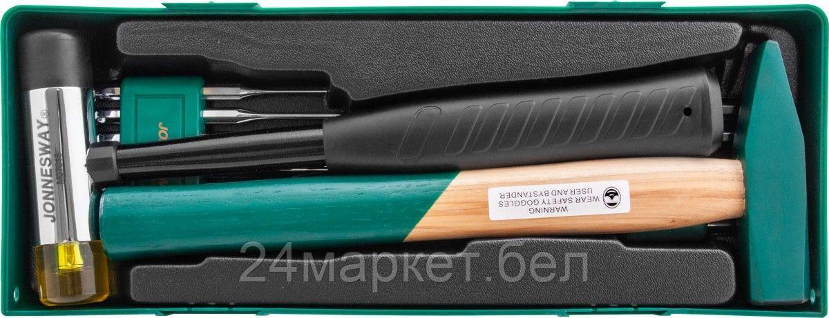 Jonnesway M09513SP M09513SP Набор молотков и выколоток в ложементе, 13 предметов