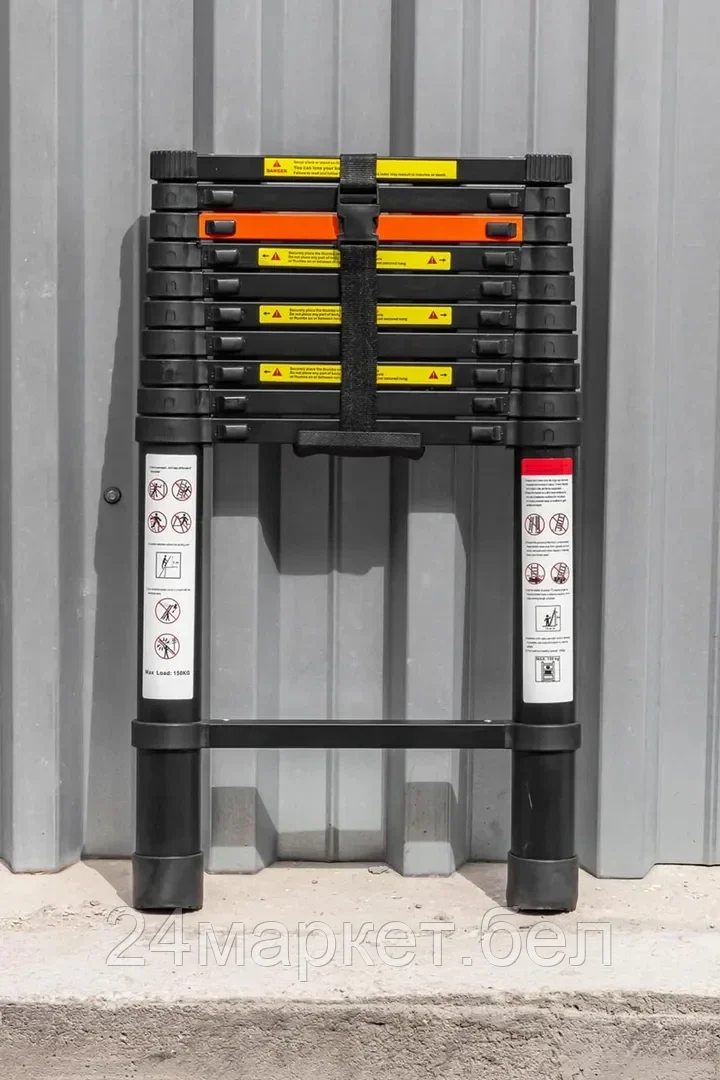 Лестница телескопическая алюм. бытовая 3.2м (11 ступ.) Rock FORCE RF-UP320