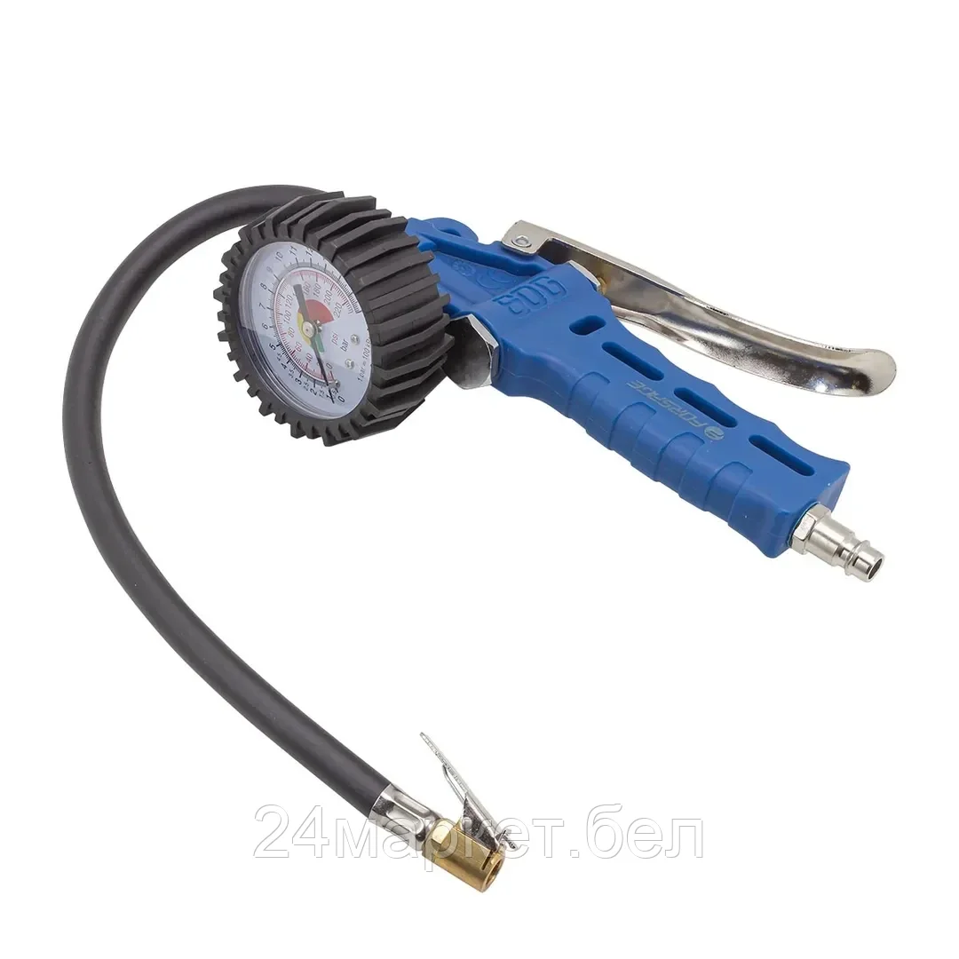 FORSAGE Пистолет для подкачки шин с манометром и шлангом (0-16Bar) Forsage F-STG-29