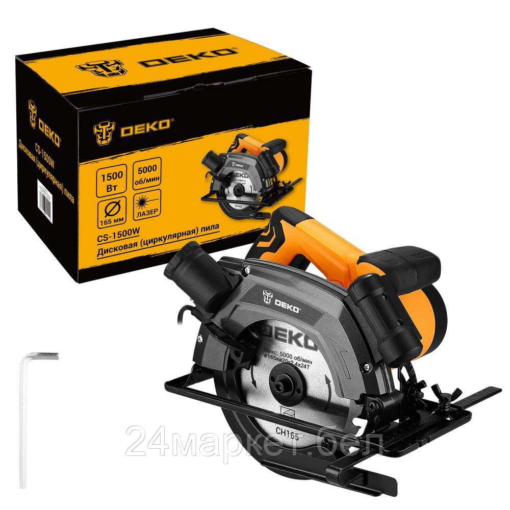 Дисковая (циркулярная) пила Deko CS-1500W 084-1150