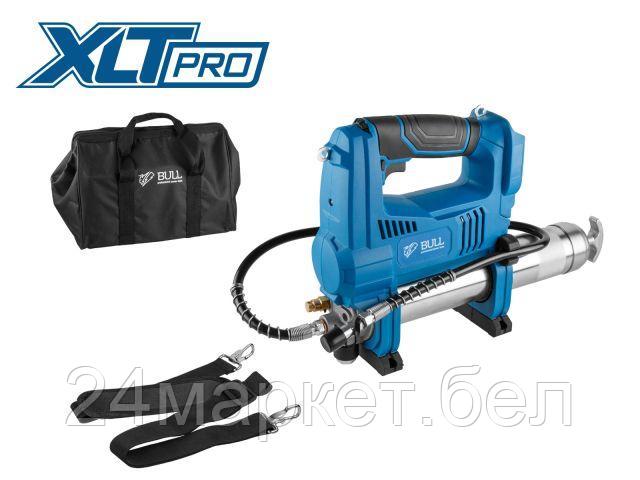 Аккум. шприц для смазки BULL CGG 6818 в кор. XLTpro SOLO, 18 В, 690 атм., 255 г/мин (Шланг 76 см) 1325893