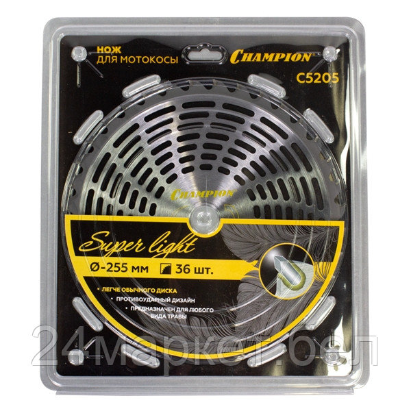 Нож с зубцами из твердого сплава Super Light 36/255/25,4(SRM-330ES/SRM-350ES,4605) (C5205)