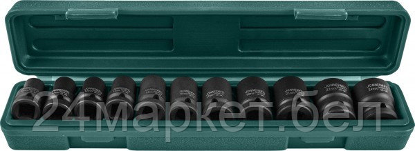 Набор торцевых головок Jonnesway S03A4111S 11 предметов