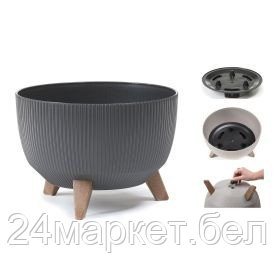 Кашпо Lamela Misa ROMA 290 jumper LA951-50 (графит металлик)