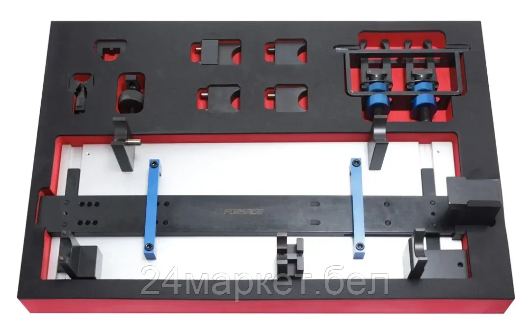 FORSAGE Набор фиксаторов для обслуживания двигателей VAG/Porsche, 9пр.(4cyl 2.0i, 6cyl 6.8TDI, 2.7i, 3.0i, 4.0i), в ложементе Forsage F-04A1030