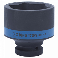 KING TONY 853570M KING TONY Головка торцевая ударная шестигранная 1", 70 мм